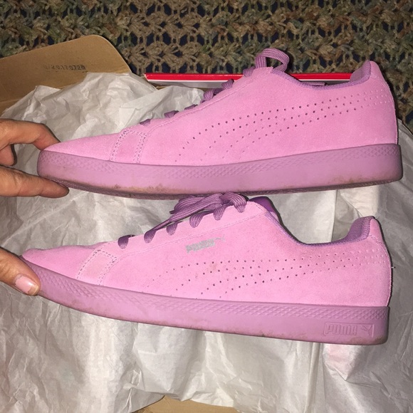 Puma Smash Women’s Smoky Grape Sneakers sz 9.5 - Picture 2 of 6